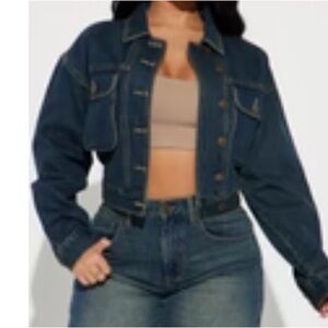 Fashion Nova Blue Denim Jacket